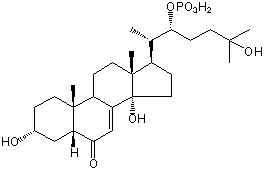3-EPI-2-DEOXYECDYSONE 22-PHOSPHATE