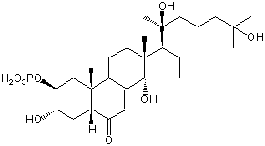 3-EPI-22-DEOXY-20-HYDROXYECDYSONE 2-PHOSPHATE