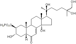 3-EPI-22-DEOXY-20,26-DIHYDROXYECDYSONE 2-PHOSPHATE