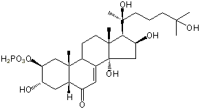 3-EPI-22-DEOXY-16β,20-DIHYDROXYECDYSONE 2-PHOSPHATE