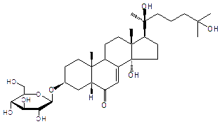 2,22-DIDEOXY-20-HYDROXYECDYSONE 3β-O-β-D-GLUCOPYRANOSIDE