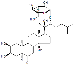 14-EPI-PONASTERONE A 22-GLUCOSIDE