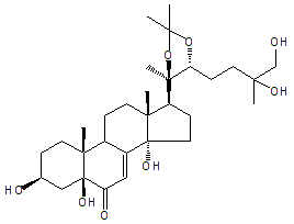 2-DEOXY-5,20,26-TRIHYDROXYECDYSONE 20,22-ACETONIDE