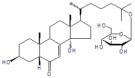 2,22-DIDEOXYECDYSONE 25-O-β-D-GLUCOPYRANOSIDE