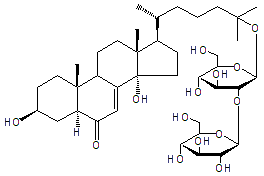 (5α)-2,22-DIDEOXYECDYSONE 25-O-β-D-GLUCOPYRANOSYL-(1->2)-β-D-GLUCOPYRANOSIDE