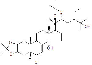 MAKISTERONE C 2,3;20,22-DIACETONIDE