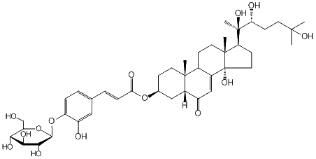 E-2-DEOXY-20-HYDROXYECDYSONE 3-[4-(1-β-D-GLUCOPYRANOSYL)]-CAFFEATE