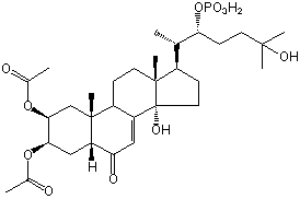 ECDYSONE 2,3-DIACETATE 22-PHOSPHATE