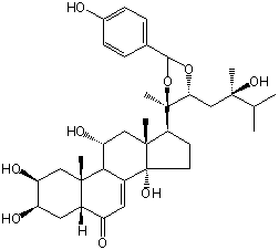 PAXILLOSTERONE 20,22-p-HYDROXYBENZYLIDENE ACETAL