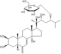 PTEROSTERONE 24-O-β-D-GLUCOSIDE