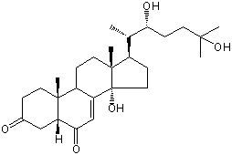 SILENOSTERONE [= 3-DEHYDRO-2-DEOXYECDYSONE]