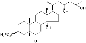 2,22-DIDEOXY-23-HYDROXYECDYSONE 3-PHOSPHATE