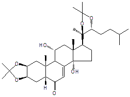 AJUGASTERONE C 2,3;20,22-DIACETONIDE