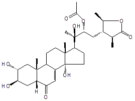 AJUGALIDE E [cf. 2-EPI-CYASTERONE 22-ACETATE]