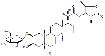 22-DEHYDROCYASTERONE 2-GLUCOSIDE