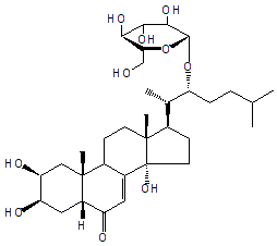 25-DEOXYECDYSONE 22-O-β-D-GLUCOPYRANOSIDE