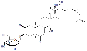 25-ACETOXY-20-HYDROXYECDYSONE 3-O-β-D-GLUCOPYRANOSIDE