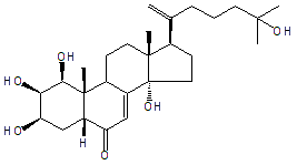 1-HYDROXY-22-DEOXY-20,21-DEHYDRO-ECDYSONE