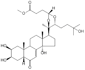 20,22-O-(R-3-METHOXYCARBONYL) PROPYLIDENE-20-HYDROXYECDYSONE 