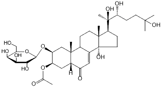 3-O-ACETYL-20-HYDROXYECDYSONE 2-O-β-D-GALACTOPYRANOSIDE