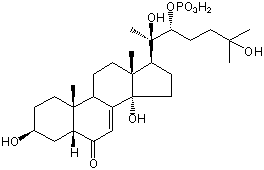 2-DEOXY-20-HYDROXYECDYSONE 22-PHOSPHATE