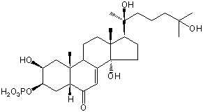 22-DEOXY-20-HYDROXYECDYSONE 3-PHOSPHATE